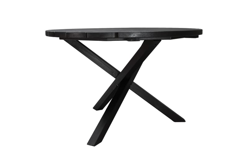 Scottsdale Spisebord Rundt 112 cm - Kaffesvart - Spisebord ute