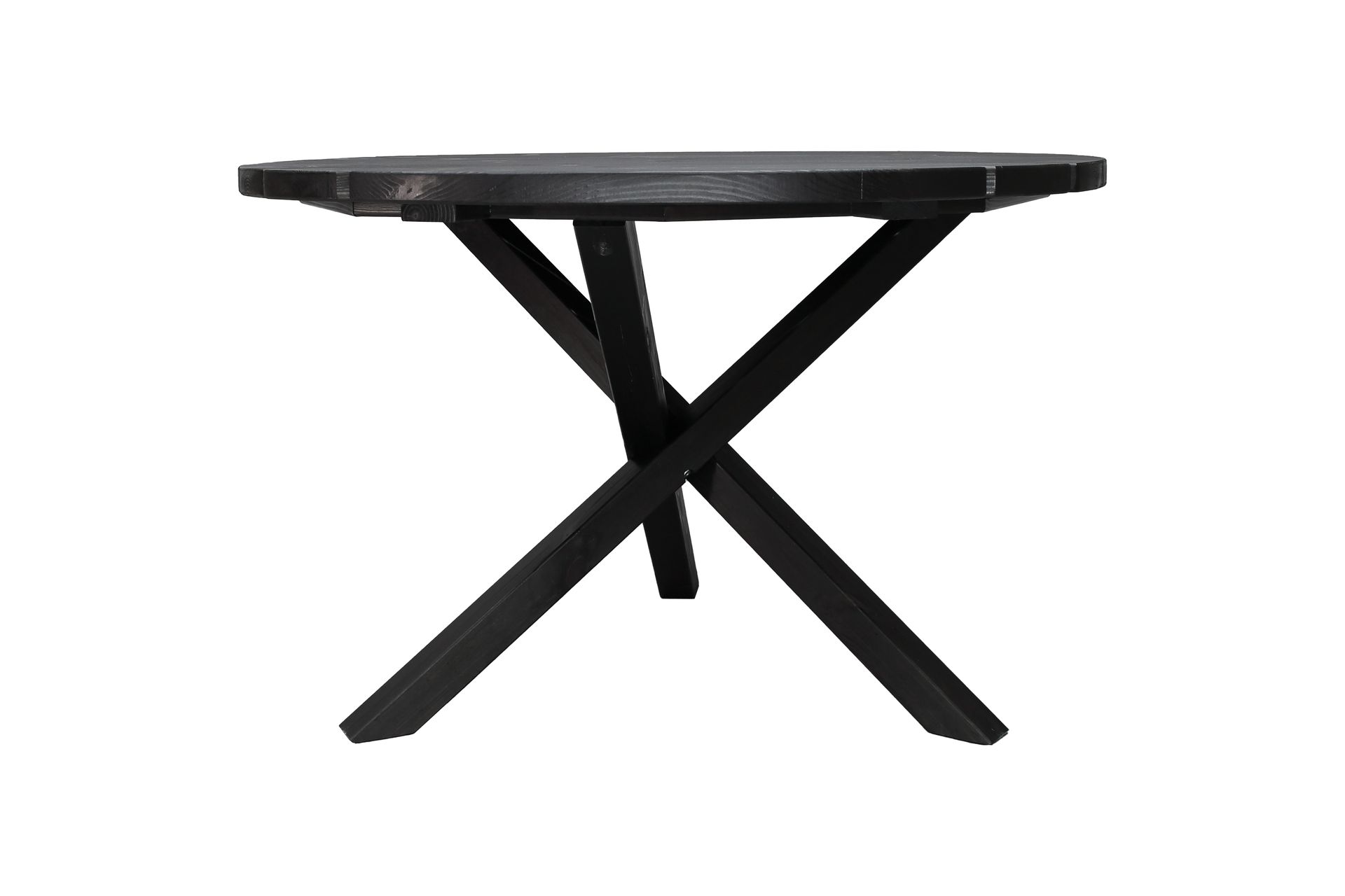 Scottsdale Spisebord Rundt 112 cm - Kaffesvart - Hagemøbler - Hagebord - Spisebord ute