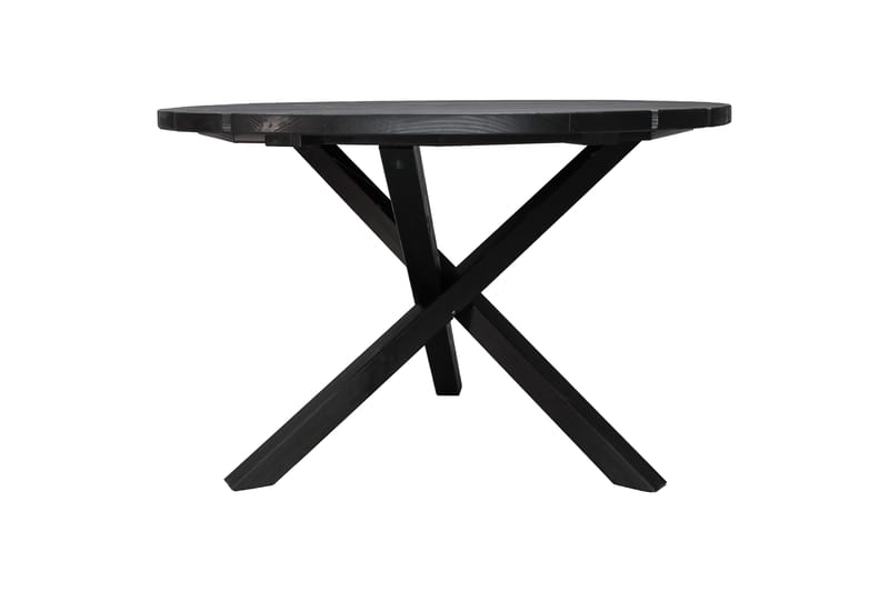 Scottsdale Spisebord Rundt 112 cm - Kaffesvart - Hagemøbler - Hagebord - Spisebord ute