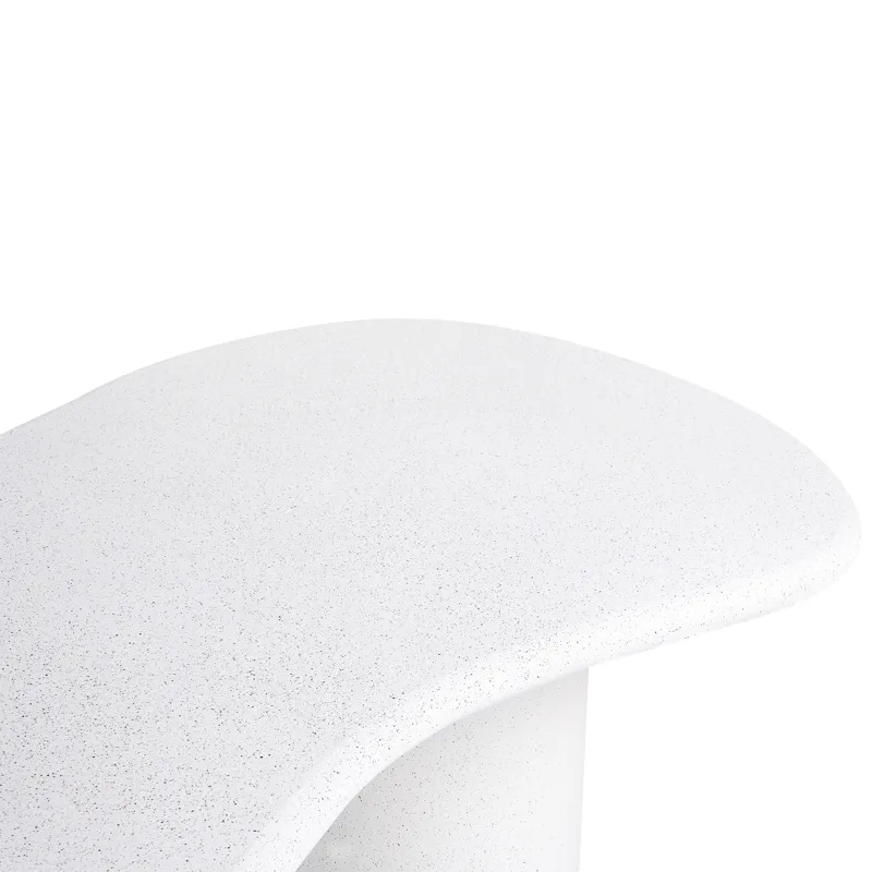 Spisebord utendørs Sirmione 200 cm terrazzoeffekt - Hvit - Hagemøbler - Hagebord - Spisebord ute