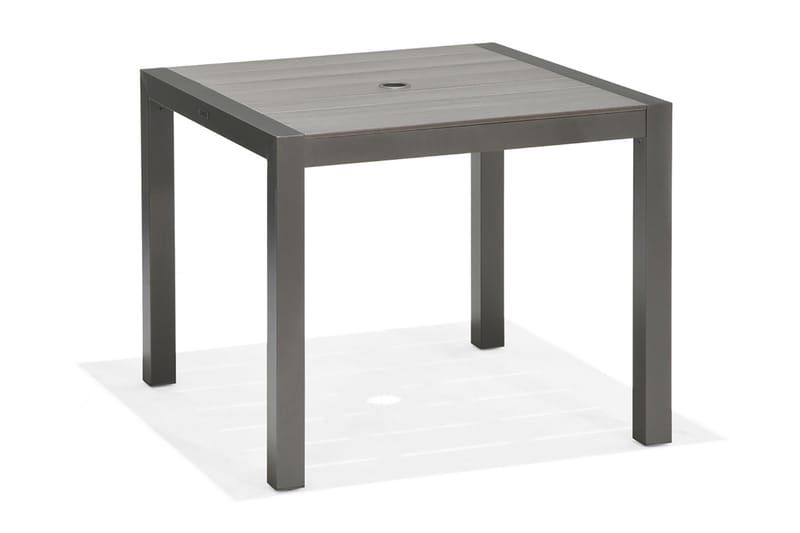 Solana Spisebord 88 cm - Grå - Hagemøbler - Hagebord - Spisebord ute