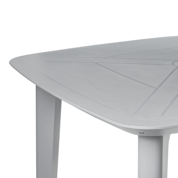 Spisebord utendørs Sorico 86 cm 86 cm - Grå - Hagemøbler - Hagebord - Spisebord ute