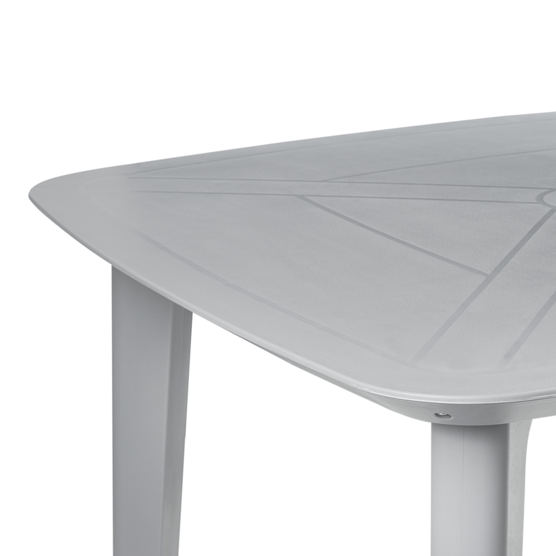 Spisebord utendørs Sorico 86 cm 86 cm - Grå - Hagemøbler - Hagebord - Spisebord ute