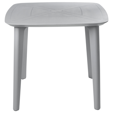 Spisebord utendørs Sorico 86 cm 86 cm - Grå - Hagemøbler - Hagebord - Spisebord ute