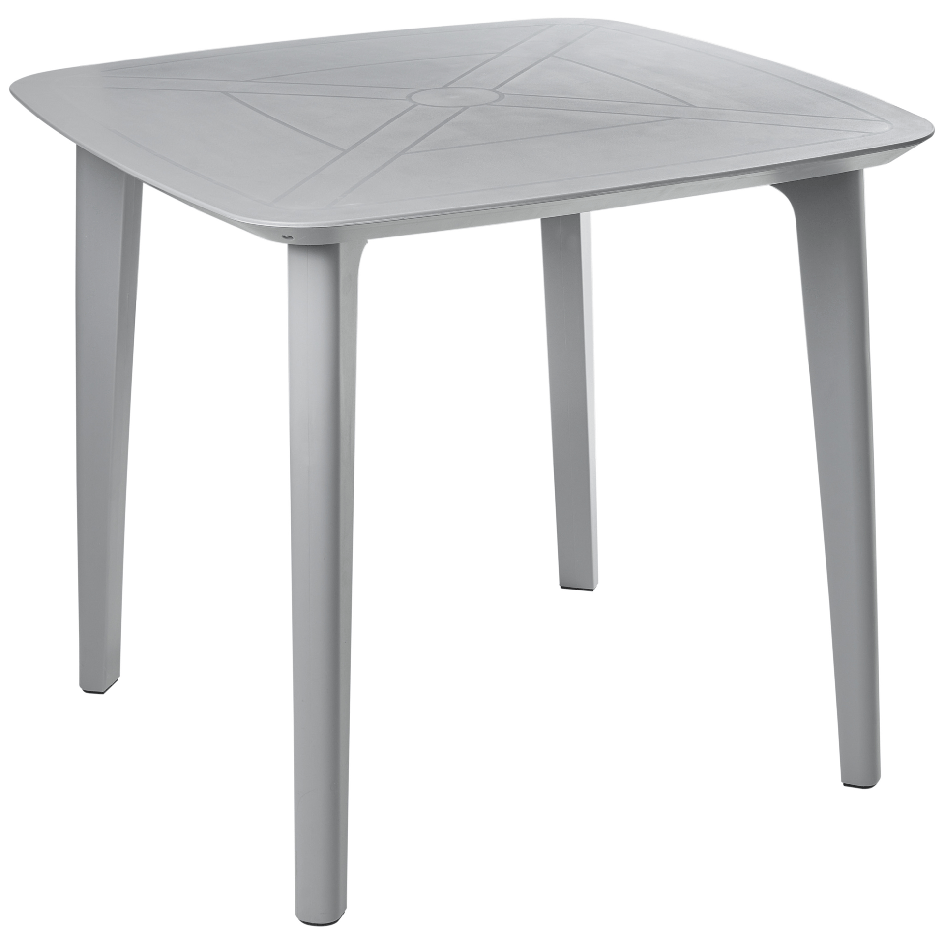 Spisebord utendørs Sorico 86 cm 86 cm - Grå