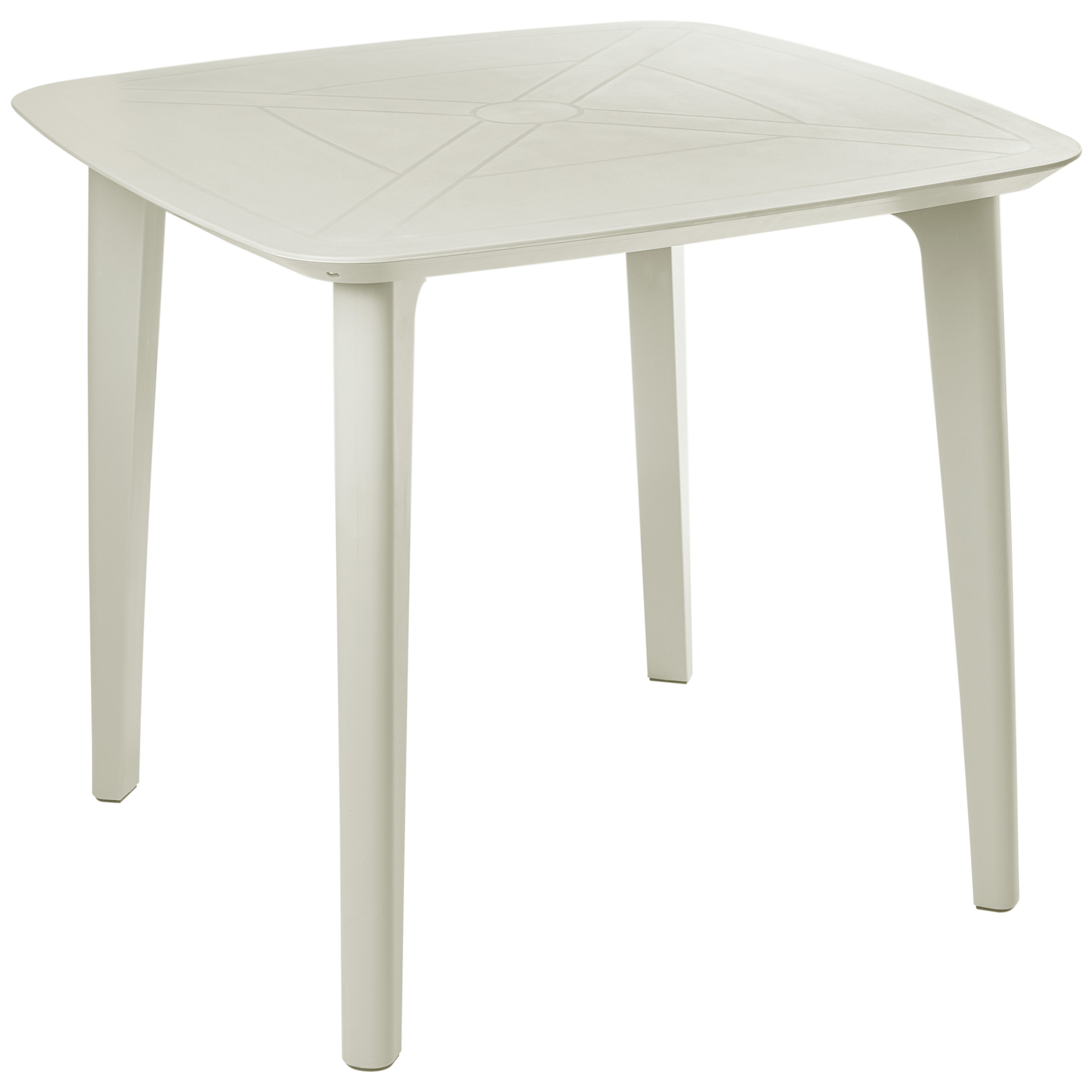 Spisebord utendørs Sorico 86x86 cm - Beige