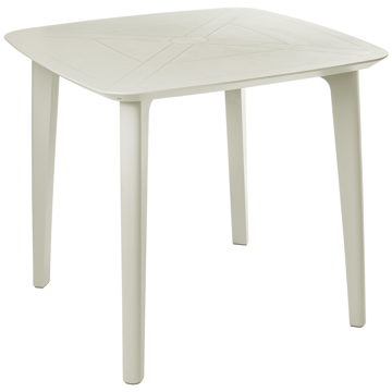 Spisebord utendørs Sorico 86x86 cm - Beige - Hagemøbler - Hagebord - Spisebord ute