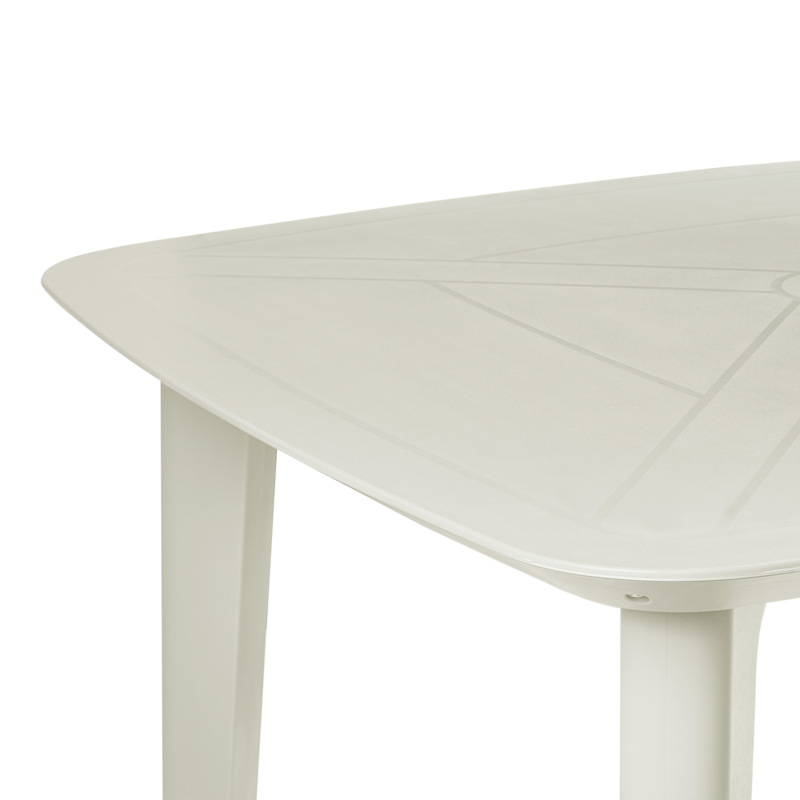 Spisebord utendørs Sorico 86x86 cm - Beige - Hagemøbler - Hagebord - Spisebord ute