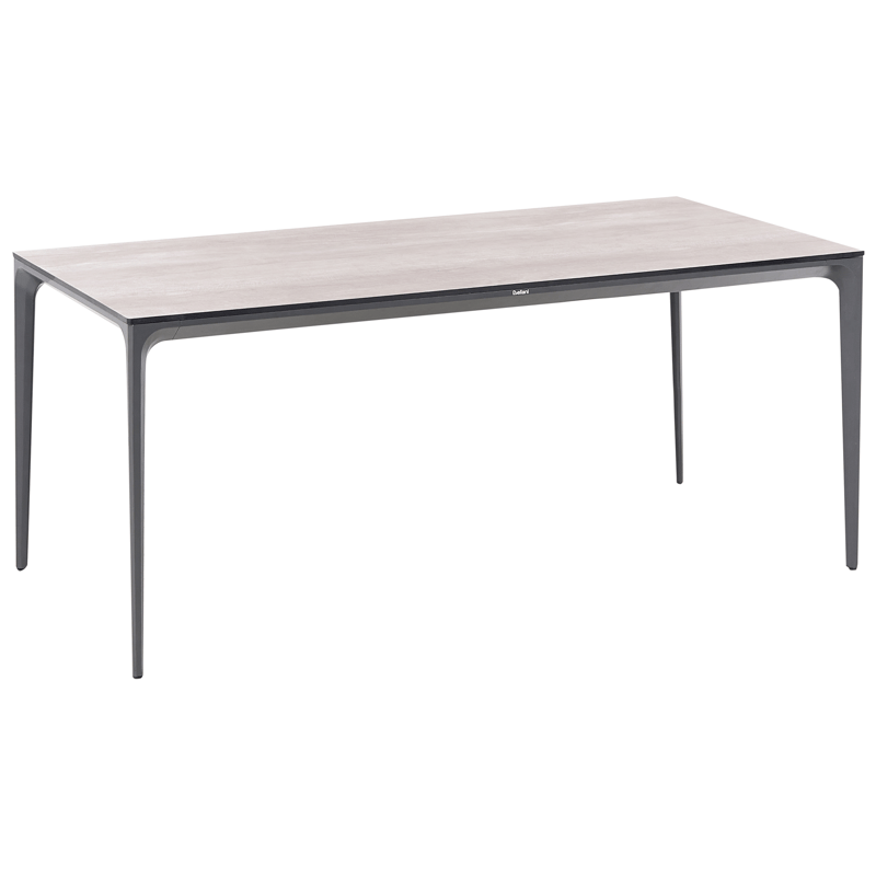 Spisebord utendørs Sovareto 180 cm imitasjon av tre - Grå - Hagemøbler - Hagebord - Spisebord ute