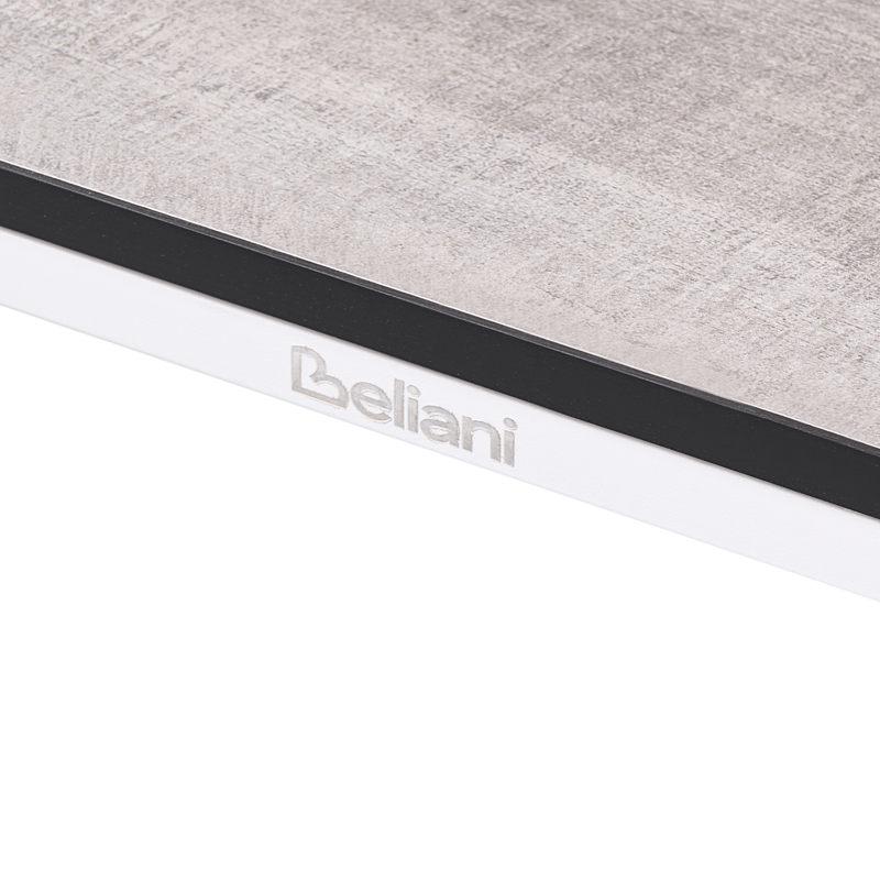 Spisebord utendørs Sovareto 90x180 cm imitasjon av tre - Grå/hvit - Hagemøbler - Hagebord - Spisebord ute