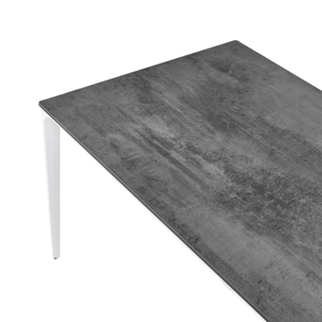 Spisebord utendørs Sovareto 90x180 cm steineffekt - Grå - Hagemøbler - Hagebord - Spisebord ute