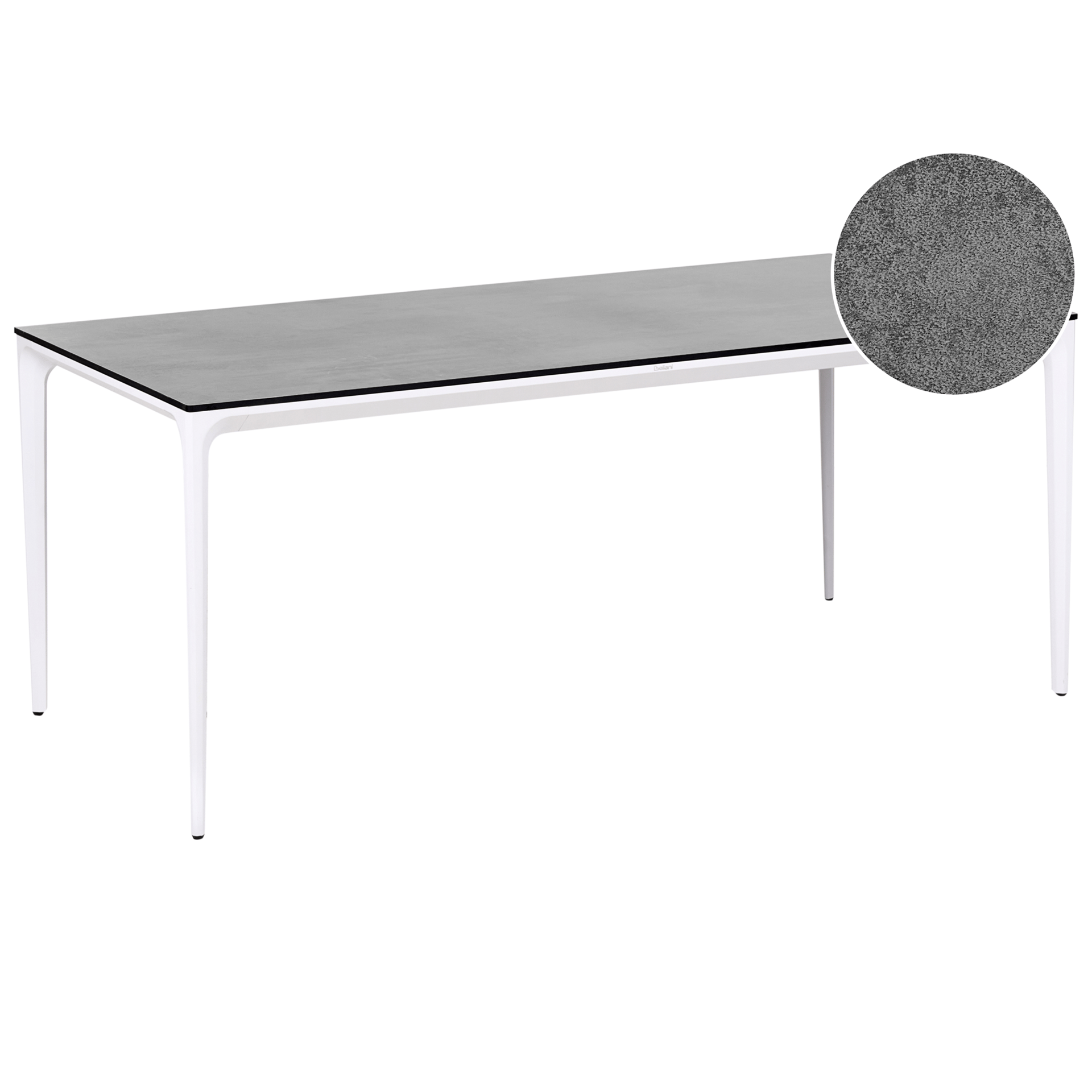 Spisebord utendørs Sovareto 90x180 cm steineffekt - Grå