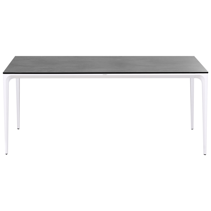 Spisebord utendørs Sovareto 90x180 cm steineffekt - Grå - Hagemøbler - Hagebord - Spisebord ute