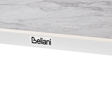 Spisebord utendørs Feletto 90x180 cm Stein Hvit - Hvit - Hagemøbler - Hagebord - Spisebord ute