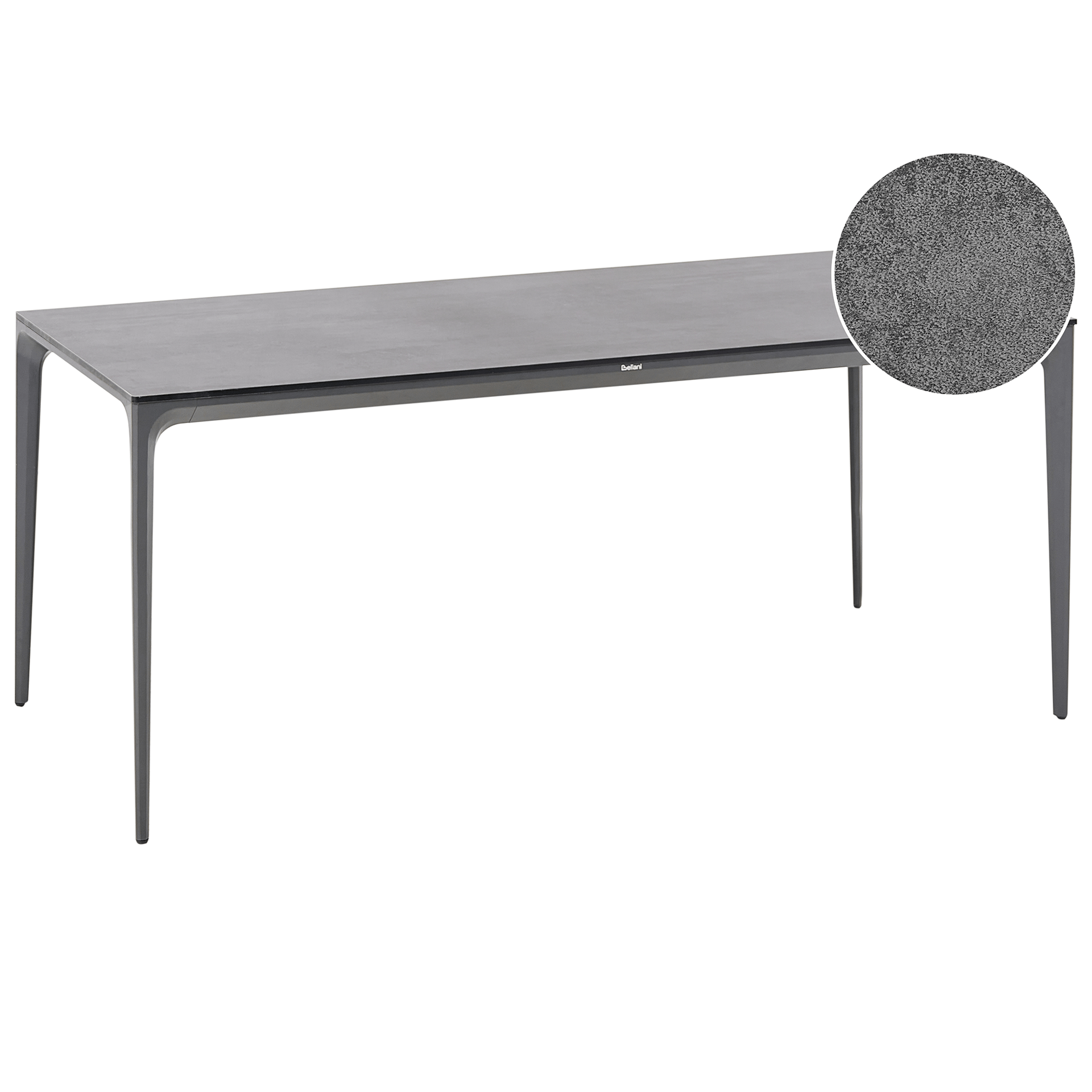 Spisebord utendørs Sovareto 90x180 cm steineffekt - Grå