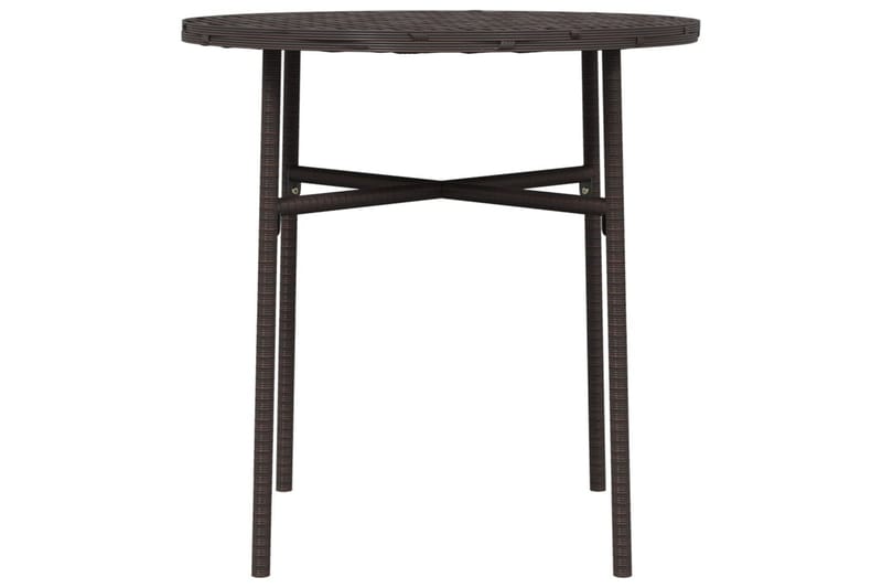 Tebord brun 45 cm polyrotting - Brun - Hagemøbler - Hagebord - Spisebord ute