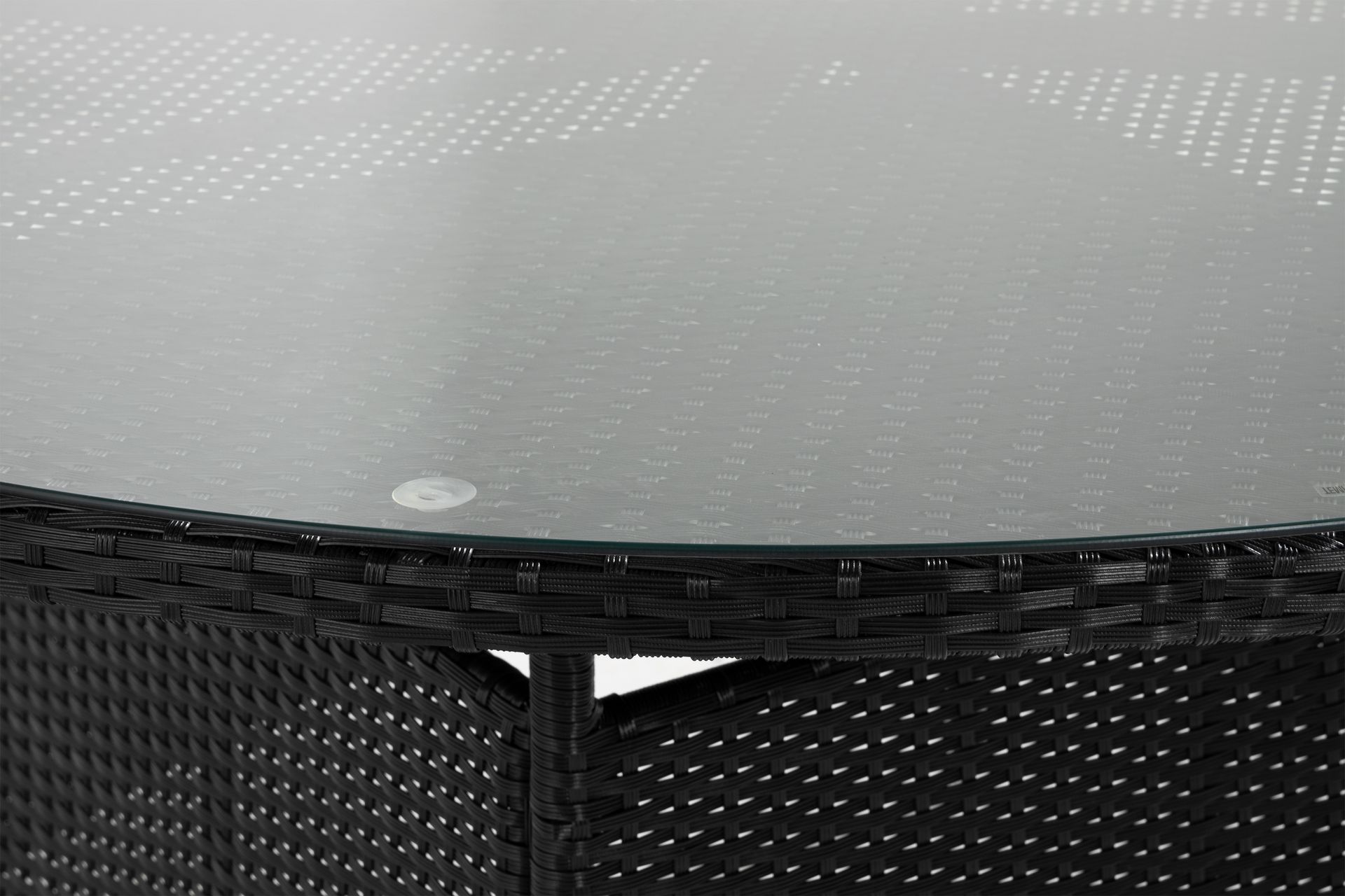 Thor Bord Ø 140 cm - Svart - Hagemøbler - Hagebord - Spisebord ute