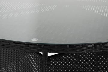 Thor Bord Ø 140 cm - Svart - Hagemøbler - Hagebord - Spisebord ute