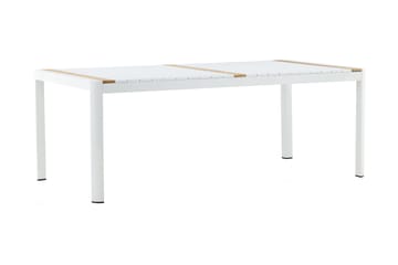 Togo Spisebord 200 cm - Hvit/grå - Hagemøbler - Hagebord - Spisebord ute