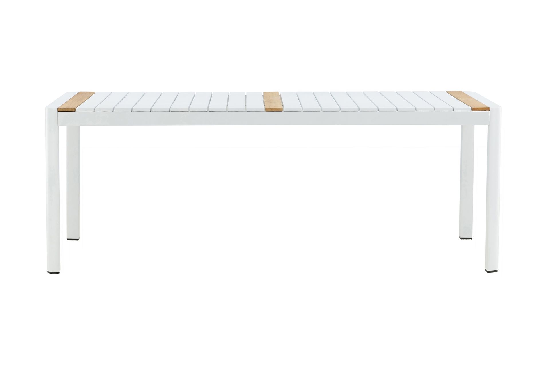 Togo Spisebord 200 cm - Hvit/grå - Hagemøbler - Hagebord - Spisebord ute