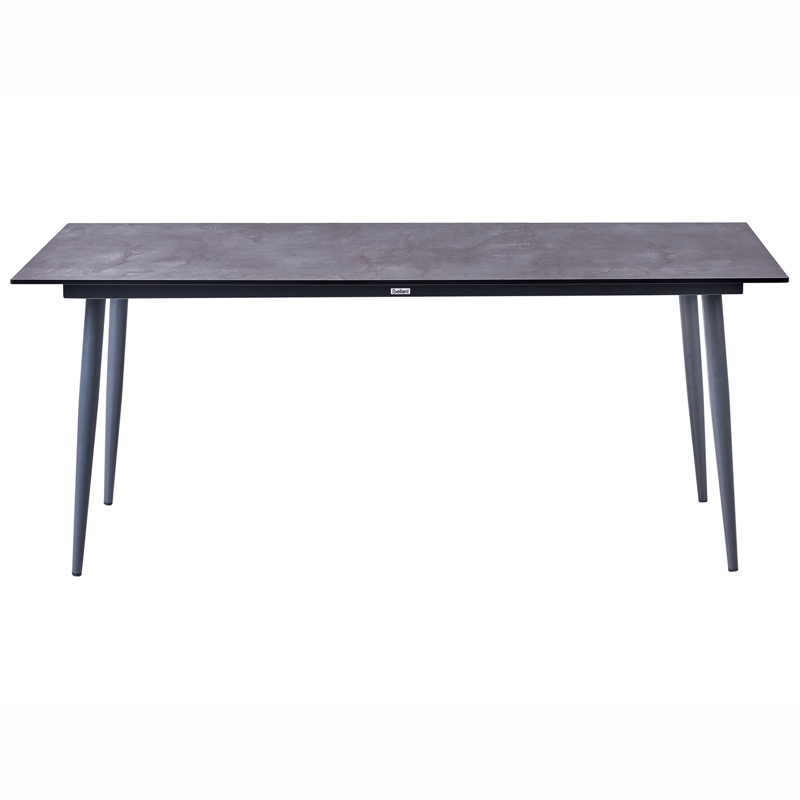 Spisebord utendørs Tolentino 180 cm steineffekt - Grå - Hagemøbler - Hagebord - Spisebord ute