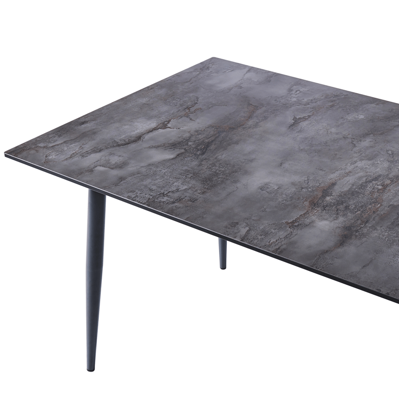 Spisebord utendørs Tolentino 180 cm steineffekt - Grå - Hagemøbler - Hagebord - Spisebord ute