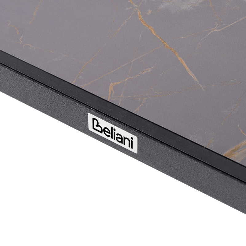 Spisebord utendørs Tolentino 90x180 cm marmoreffekt - Grå - Hagemøbler - Hagebord - Spisebord ute