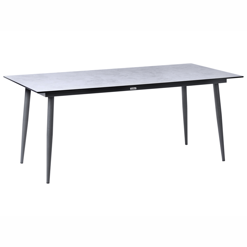 Spisebord utendørs Tolentino 90x180 cm steineffekt, Grå