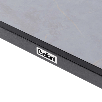 Spisebord utendørs Tolentino 90x180 cm steineffekt - Grå - Hagemøbler - Hagebord - Spisebord ute