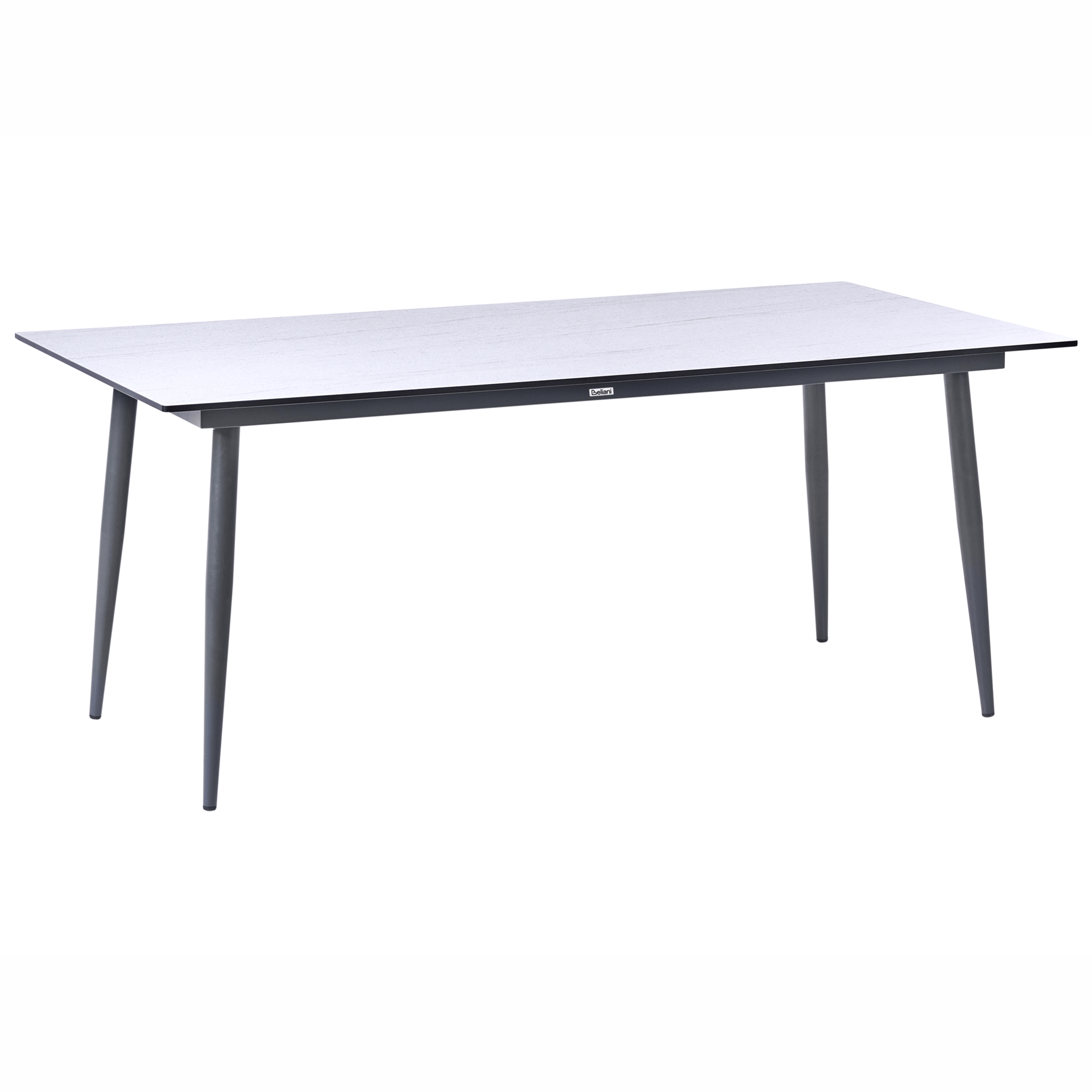 Spisebord utendørs Tolentino 90x180 cm steineffekt - Grå/Beige