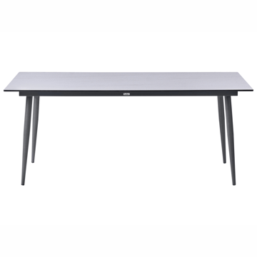 Spisebord utendørs Tolentino 90x180 cm steineffekt - Grå/Beige - Hagemøbler - Hagebord - Spisebord ute