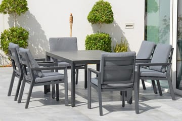 Tomson Bord 176x100xH73 cm Mørkegrå - Hagemøbler - Hagebord - Spisebord ute
