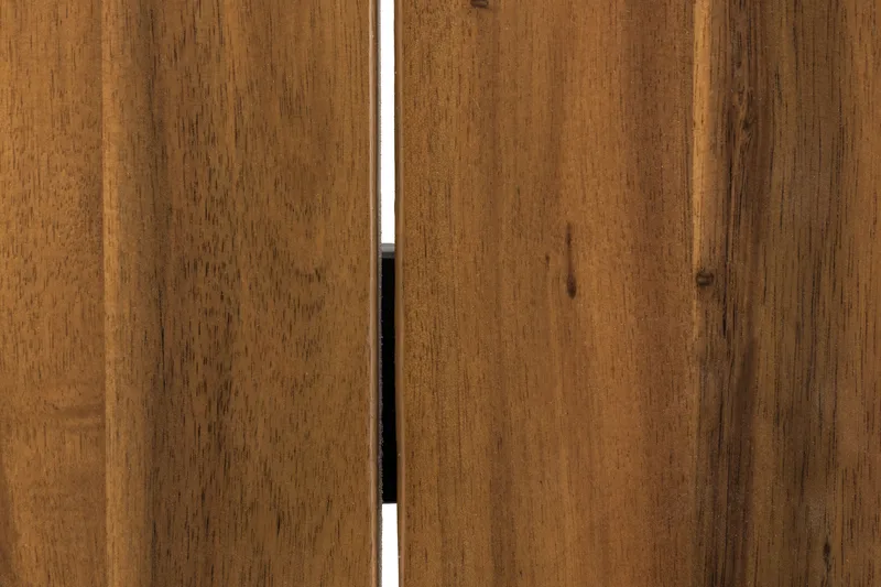 Trio Spisebord 200x100cm - Akasie / Svart - Hagemøbler - Hagebord - Spisebord ute