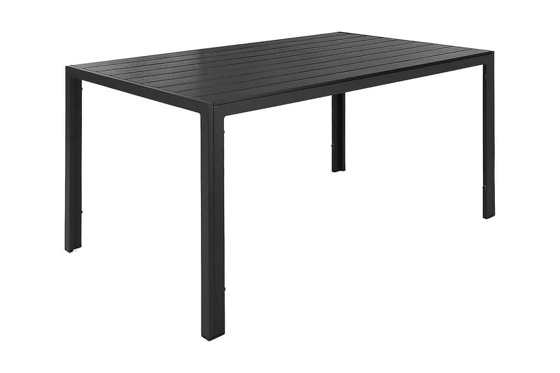 Tunis Bord 150x90 cm - Svart/Svart - Hagemøbler - Hagebord - Spisebord ute