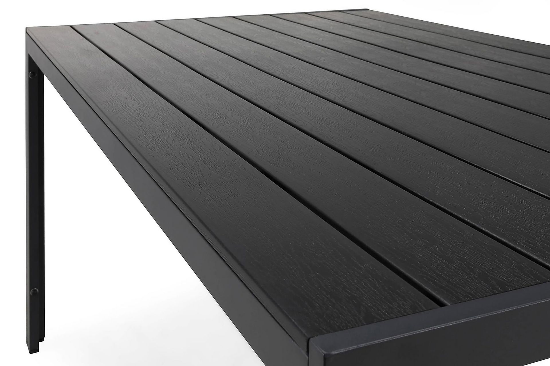 Tunis Bord 150x90 cm - Svart/Svart - Hagemøbler - Hagebord - Spisebord ute