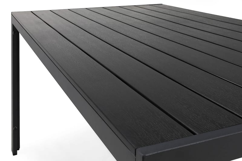 Tunis Bord 150x90 cm - Svart/Svart - Hagemøbler - Hagebord - Spisebord ute