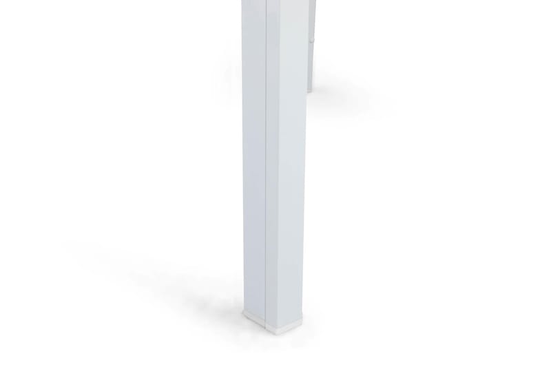 Tunis Bord 90x90 cm - Hvit/Grå - Hagemøbler - Hagebord - Spisebord ute