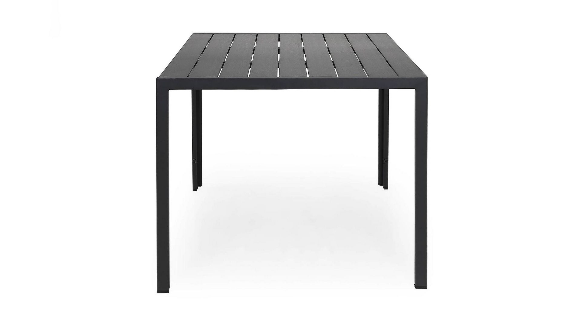 Tunis Bord 90x90 cm - Svart/Svart - Hagemøbler - Hagebord - Spisebord ute