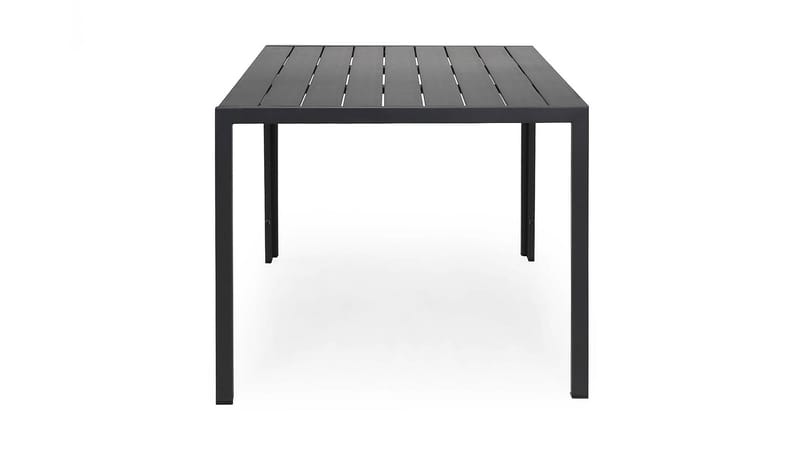 Tunis Bord 90x90 cm - Svart/Svart - Hagemøbler - Hagebord - Spisebord ute
