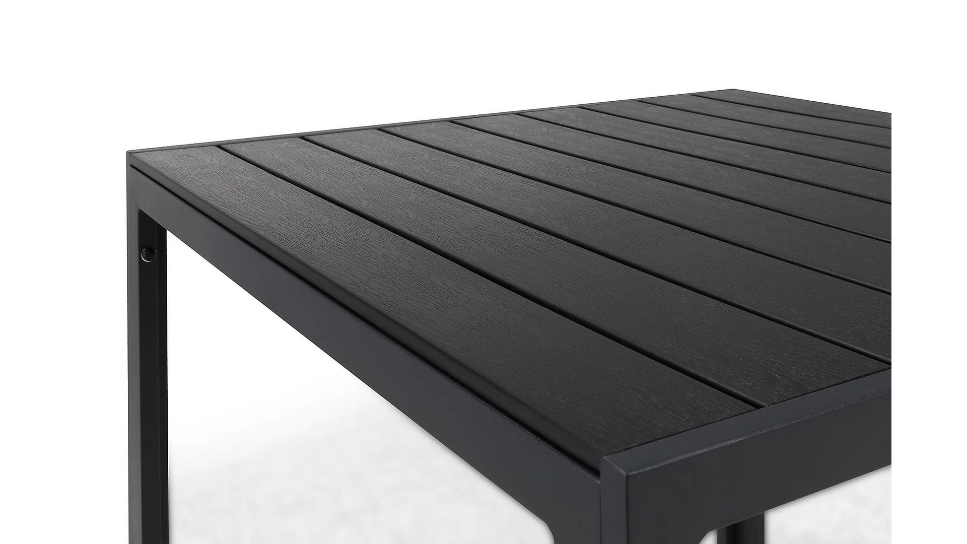 Tunis Bord 90x90 cm - Svart/Svart - Hagemøbler - Hagebord - Spisebord ute