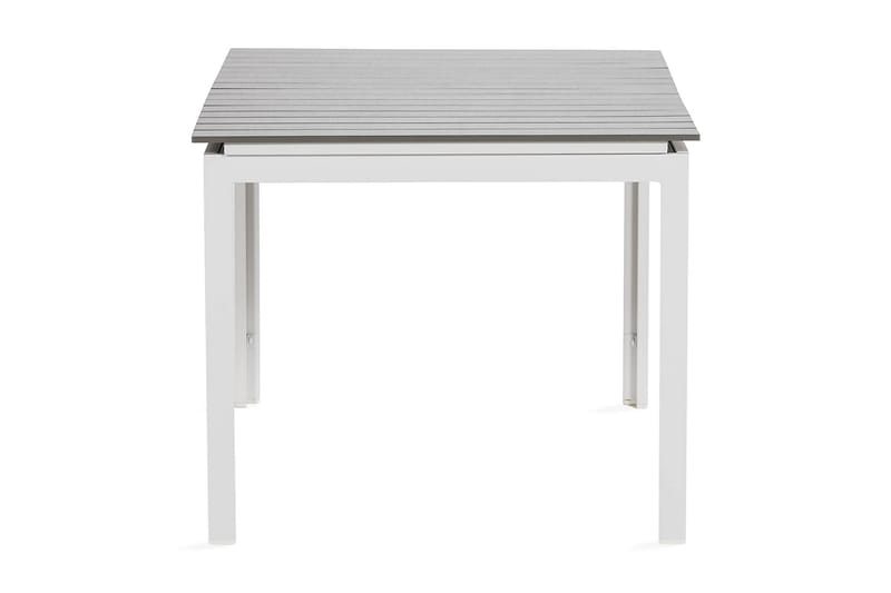 Tunis Forlengningsbart Spisebord 152-200x90 cm - Hvit/Grå - Hagemøbler - Hagebord - Spisebord ute