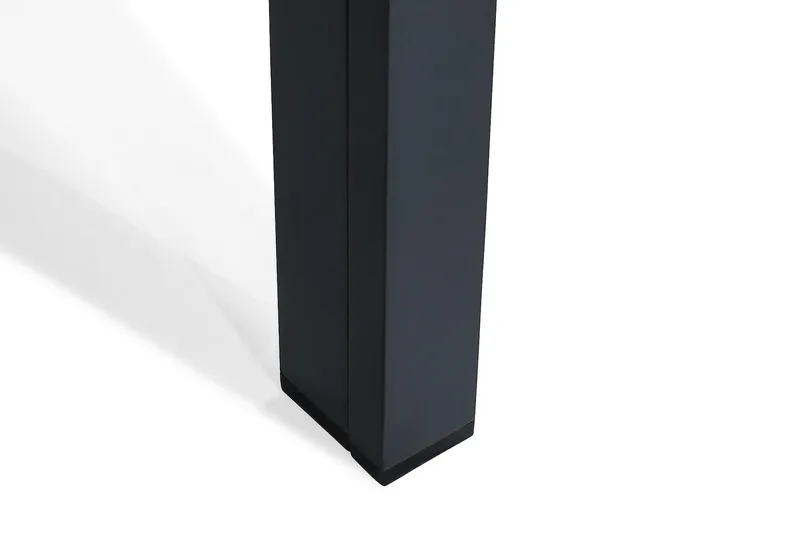 Tunis Forlengningsbart Spisebord 152-210x90 cm - Svart/Svart - Hagemøbler - Hagebord - Spisebord ute