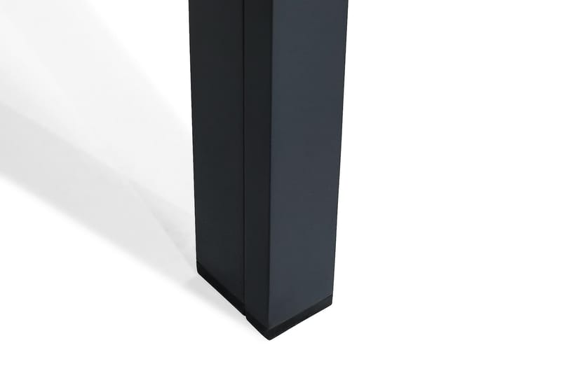 Tunis Forlengningsbart Spisebord 152-210x90 cm - Svart/Svart - Hagemøbler - Hagebord - Spisebord ute