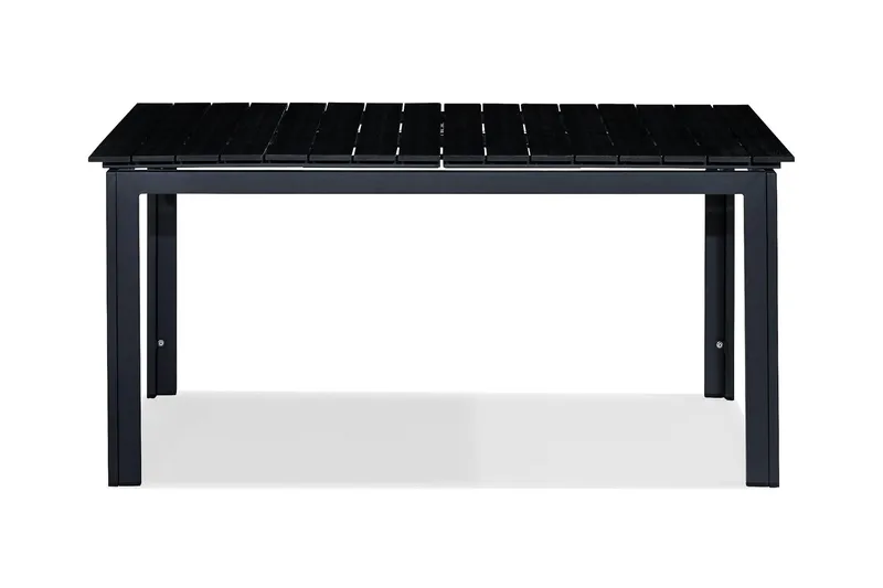 Tunis Forlengningsbart Spisebord 152-210x90 cm - Svart/Svart - Hagemøbler - Hagebord - Spisebord ute
