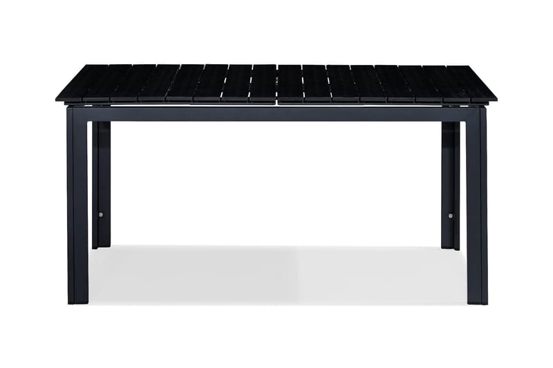 Tunis Forlengningsbart Spisebord 152-210x90 cm - Svart/Svart - Hagemøbler - Hagebord - Spisebord ute