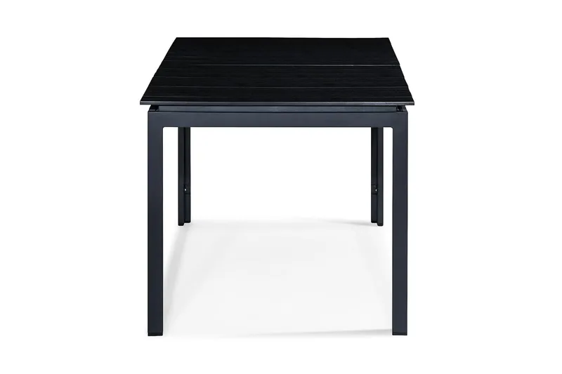 Tunis Forlengningsbart Spisebord 152-210x90 cm - Svart/Svart - Hagemøbler - Hagebord - Spisebord ute