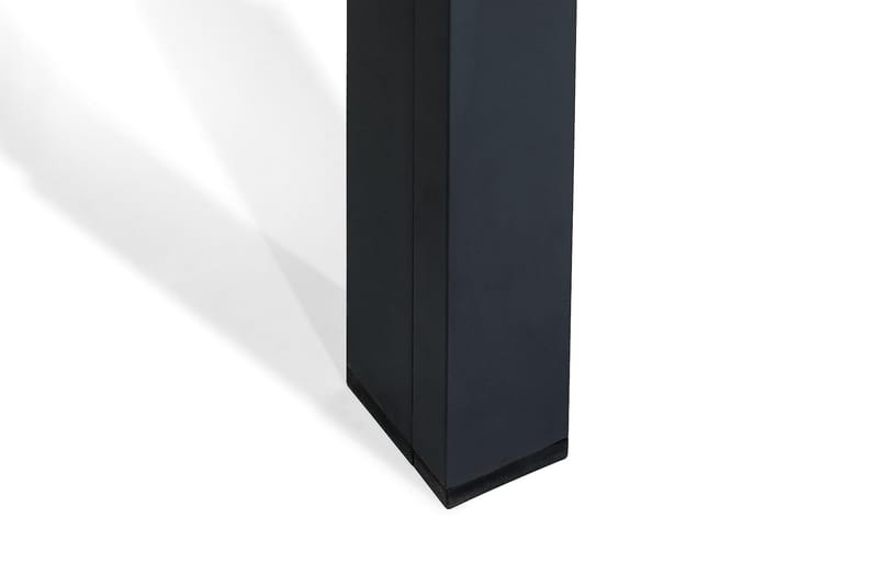 Tunis Forlengningsbart Spisebord 220-280x100 cm - Svart/Svart - Hagemøbler - Hagebord - Spisebord ute
