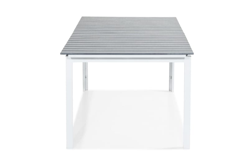 Tunis Forlengningsbart Spisebord 220-280x90 cm - Hvit/Grå - Hagemøbler - Hagebord - Spisebord ute