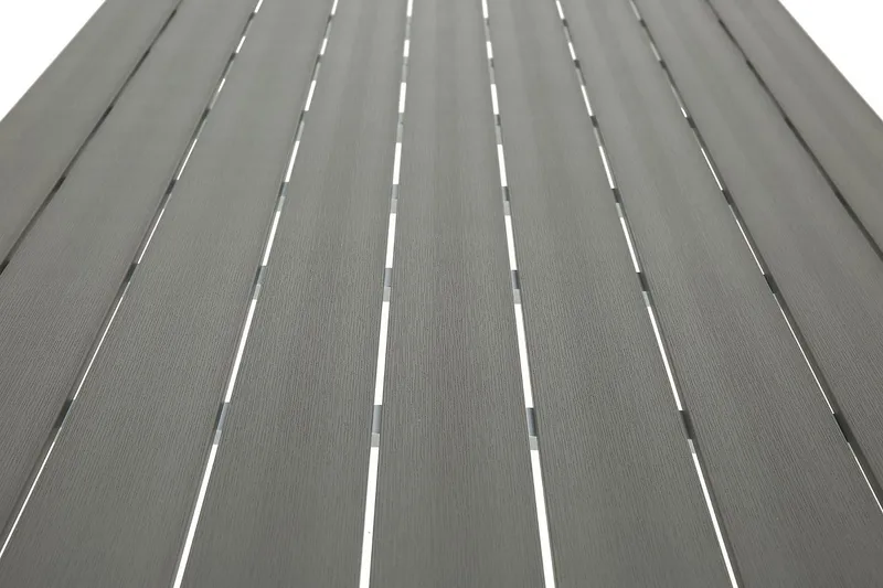 Tunis Spisebord 205x90 cm - Hvit/Grå - Hagemøbler - Hagebord - Spisebord ute