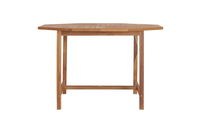 Utendørs spisebord 110x110x75 cm heltre teak - Brun - Hagemøbler - Hagebord - Spisebord ute